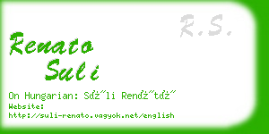 renato suli business card